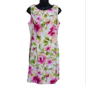 Connected Women's Floral Print Sheath Dress